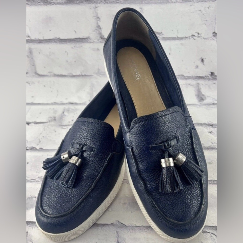 Michael Kors Genuine Leather Slip On Loafers🔥